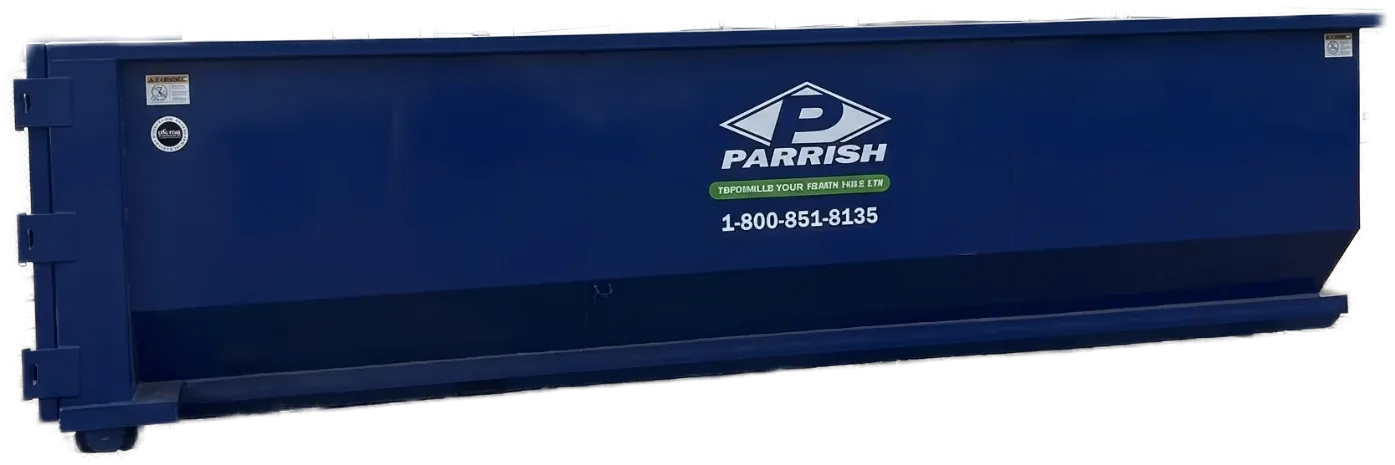 Parrish 30 yard roll off dumpster